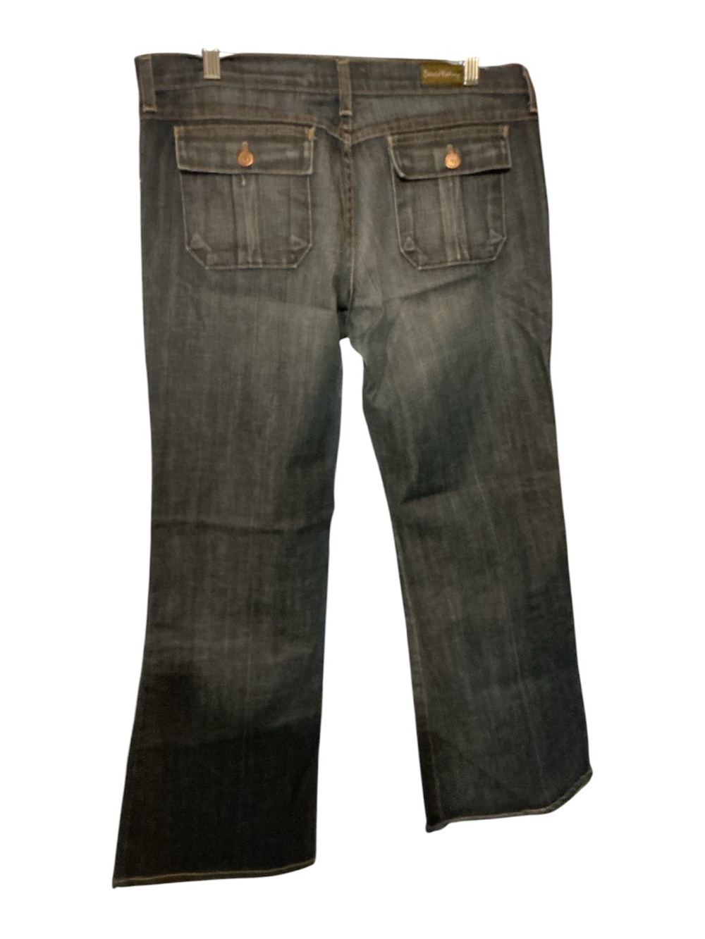 David Kahn women’s Dark Indigo Denim Jeans with Contrast Stitching